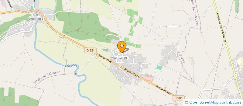localisation de l'entreprise SIAEP DE MONTAIGU à SAINT-VICTOR-DES-OULES
