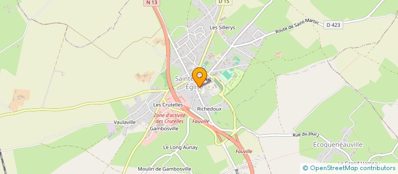localisation de l'entreprise SIAEP DE SAINTE MERE EGLISE à SAINTE-MERE-EGLISE