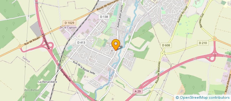 localisation de l'entreprise SIAEP DE SALEUX - SALOUEL à SALEUX