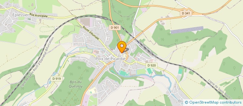 localisation de l'entreprise SIAEP DES VALLEES DES EVOISSONS ET DE LA POIX à POIX-DE-PICARDIE