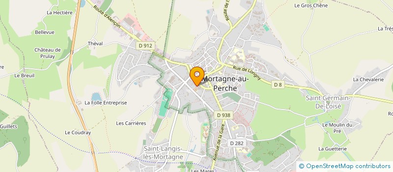 localisation de l'entreprise SIAEP DU HAUT PERCHE à MORTAGNE-AU-PERCHE
