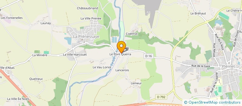 localisation de l'entreprise SIAEP DU LIE à PLEMET
