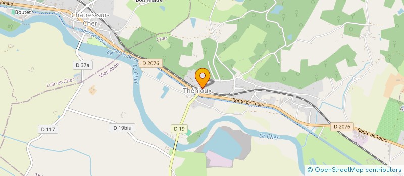 localisation de l'entreprise SIAEP MERY-SUR-CHER ET THENIOUX à THENIOUX