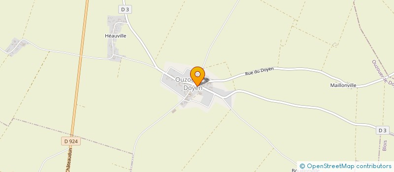 localisation de l'entreprise SIAEP OUZOUER-LE-DOYEN MOISY SEMERVILLE  OUZOUER-LE-DOYEN