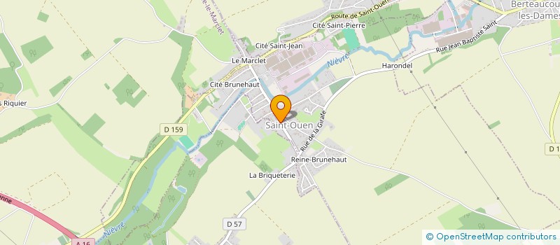 localisation de l'entreprise SIAEP VALLEE DE LA NIEVRES à SAINT-OUEN