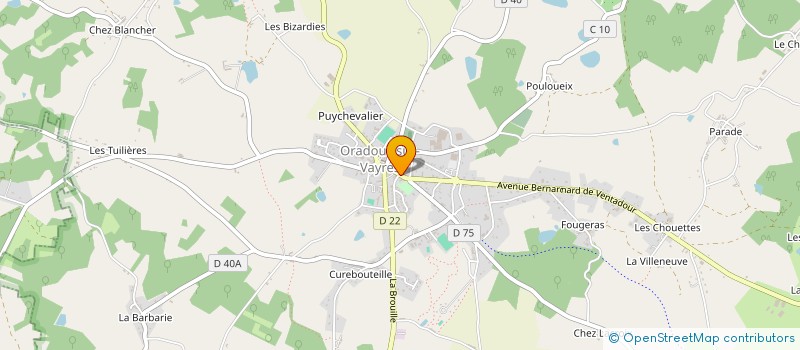 localisation de l'entreprise SIAEP VAYRES-ET-TARDOIRE à ORADOUR-SUR-VAYRES