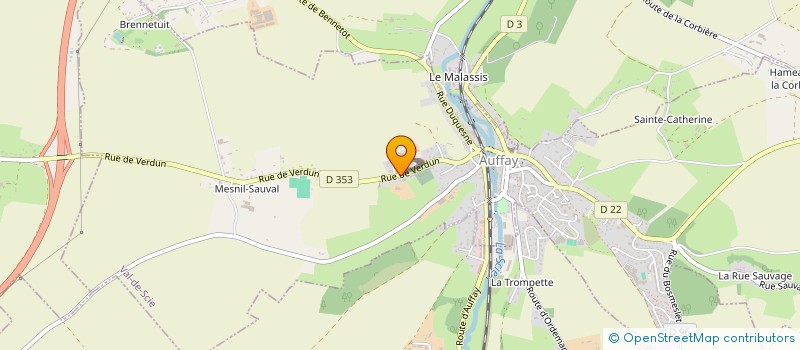 localisation de l'entreprise SIAEPA DE FRICHEMESNIL GRUGNY ET LA HOUSSAYE-BERANGER à LA HOUSSAYE-BERANGER