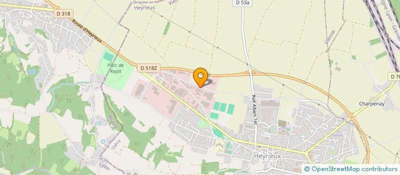 localisation de l'entreprise SIAF INGENIERIE  HEYRIEUX