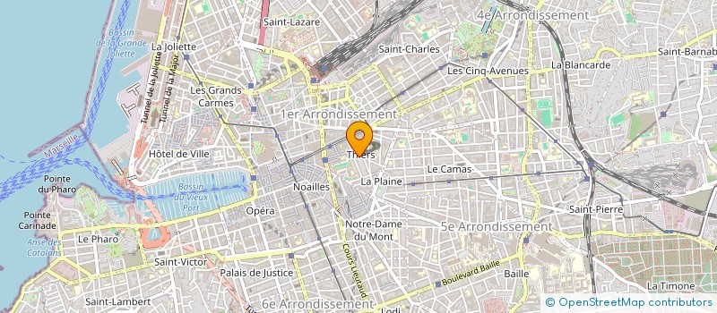localisation de l'entreprise SIAGE - SOCIETE D'INGENIERIE POUR L'AMENAGEMENT ET LA GESTION DE L'EAU à MARSEILLE