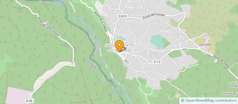 localisation de l'entreprise SIAGNE IMMOBILIER à SAINT-CEZAIRE-SUR-SIAGNE