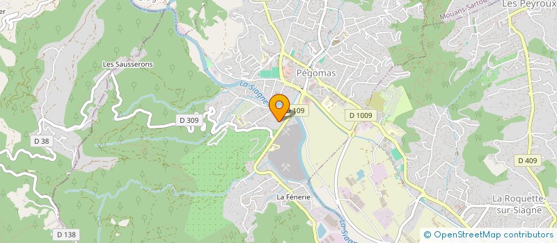 localisation de l'entreprise SIAGNE VTC à PEGOMAS