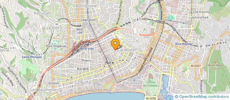 localisation de l'entreprise SIAGRE à NICE