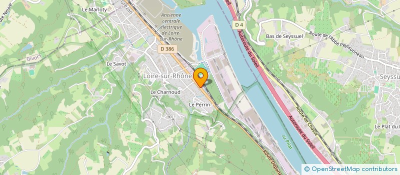 localisation de l'entreprise SIAKOM DISTRIBUTION à LOIRE-SUR-RHONE