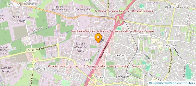 localisation de l'entreprise SIAL à MERIGNAC