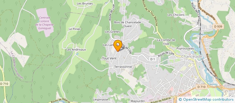 localisation de l'entreprise SIAL  CHANCELADE