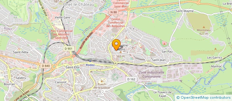 localisation de l'entreprise SIALA 12  ONET LE CHATEAU