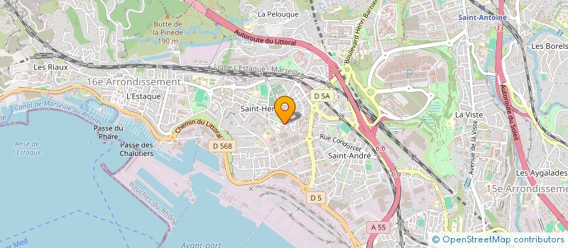 localisation de l'entreprise SIALEBAR 722 à MARSEILLE