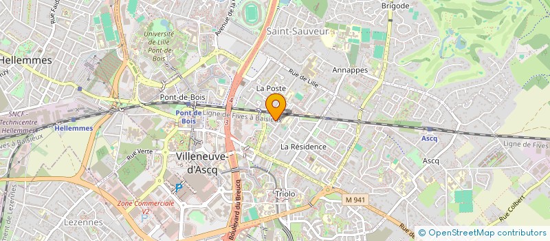 localisation de l'entreprise SIALITI à VILLENEUVE-D'ASCQ