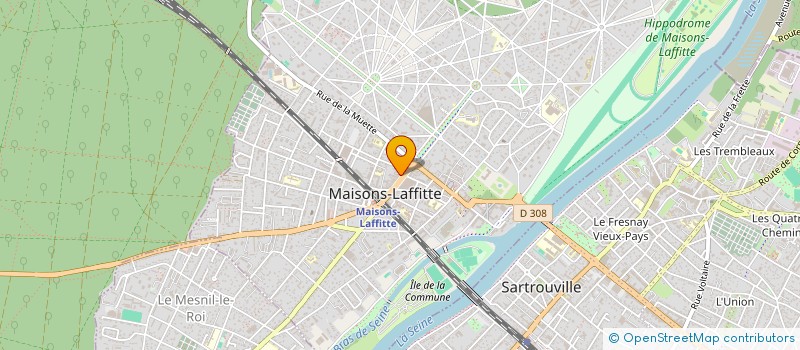 localisation de l'entreprise SIAM à MAISONS-LAFFITTE