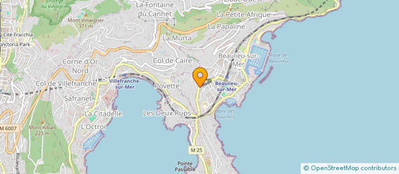 localisation de l'entreprise SIAM à BEAULIEU-SUR-MER