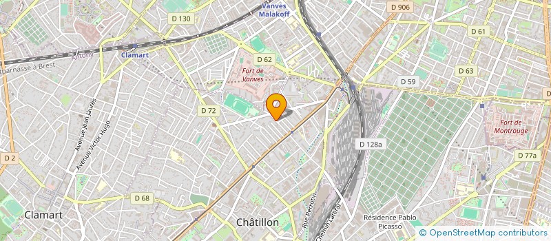 localisation de l'entreprise SIAM 923  CHATILLON