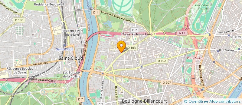 localisation de l'entreprise SIAM I à BOULOGNE-BILLANCOURT
