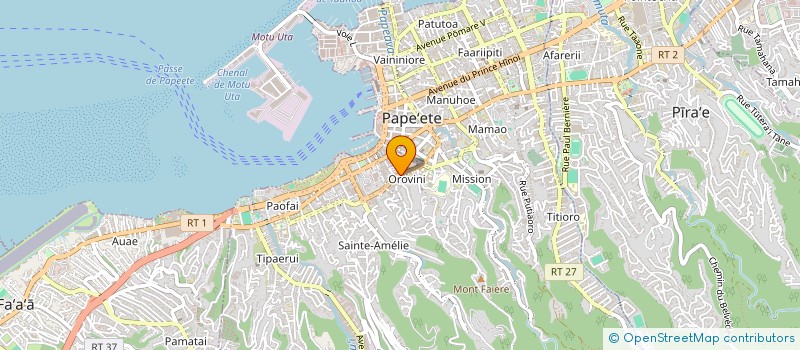 localisation de l'entreprise SIAM-ISPOT à PAPEETE