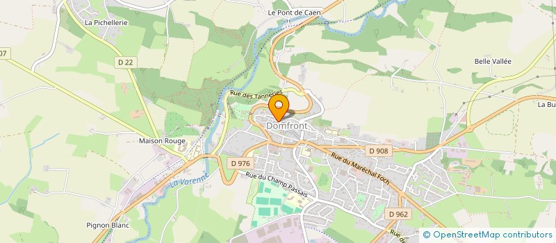 localisation de l'entreprise SIAM NORMANDE à DOMFRONT-EN-POIRAIE