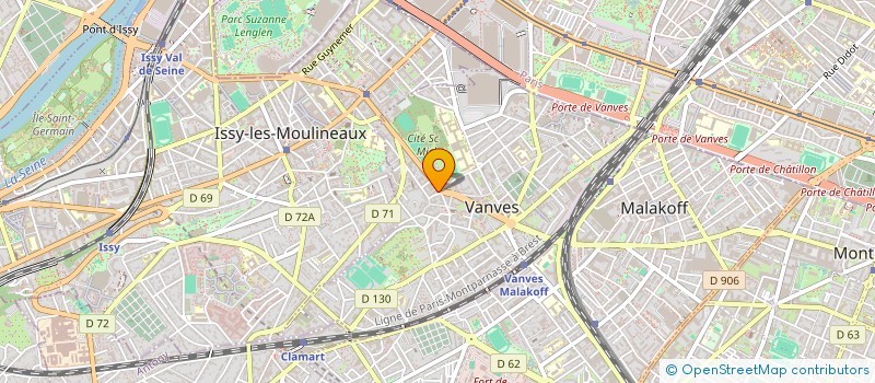 localisation de l'entreprise SIAM SQUARE VANVES à VANVES