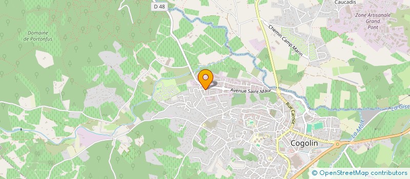 localisation de l'entreprise SIAMA à COGOLIN