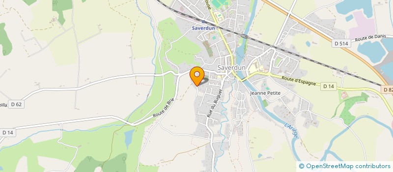 localisation de l'entreprise SIAMAR à SAVERDUN