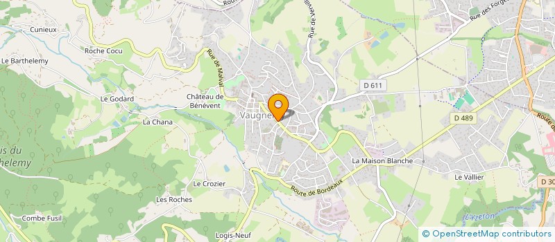 localisation de l'entreprise SIAMEX  VAUGNERAY