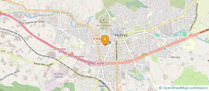 localisation de l'entreprise SIAMO  HYERES