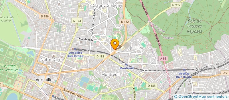 localisation de l'entreprise SIAMOISE à VERSAILLES