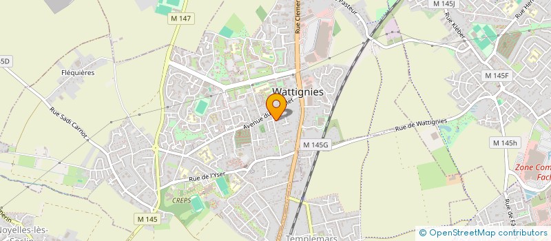 localisation de l'entreprise SIAMOU  WATTIGNIES