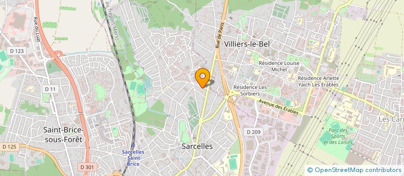 localisation de l'entreprise SIAMS à SARCELLES