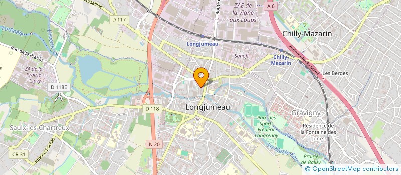 localisation de l'entreprise SIAMTEK à LONGJUMEAU
