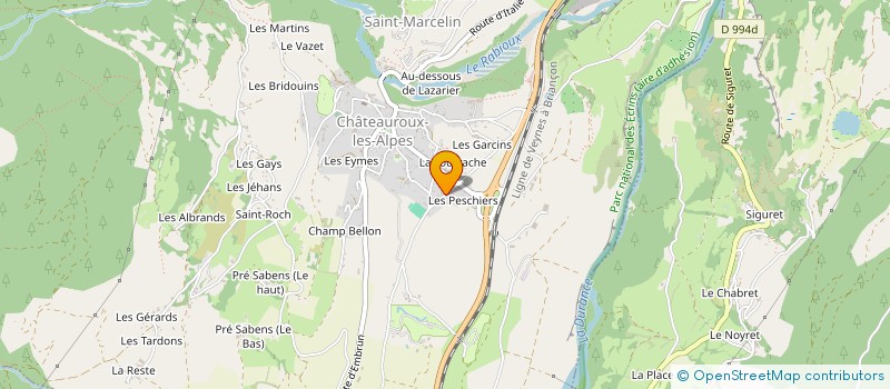 localisation de l'entreprise SIAN DA QUI  CHATEAUROUX-LES-ALPES