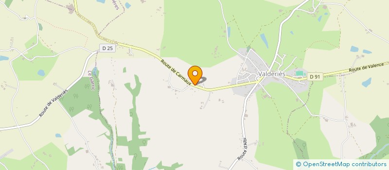 localisation de l'entreprise SIANA 3D  VALDERIES