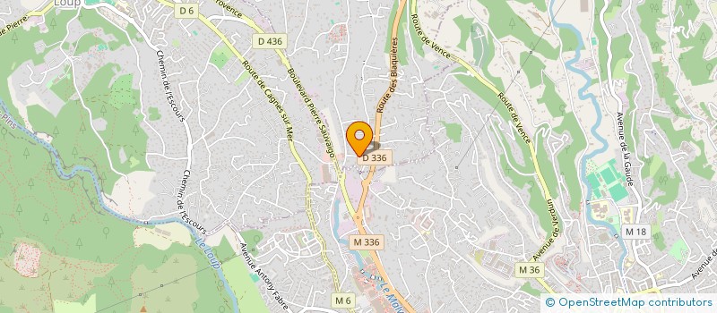 localisation de l'entreprise SIANA à SAINT-PAUL-DE-VENCE