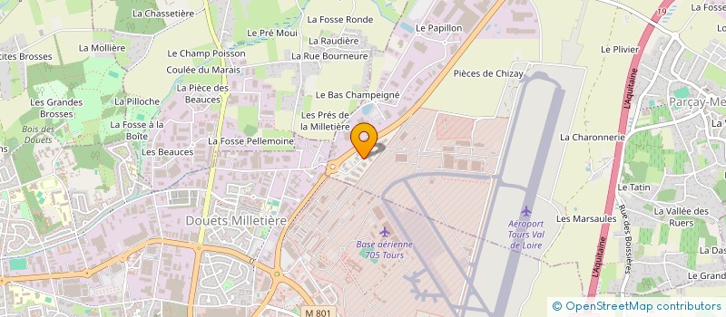 localisation de l'entreprise SIANA  PARCAY-MESLAY