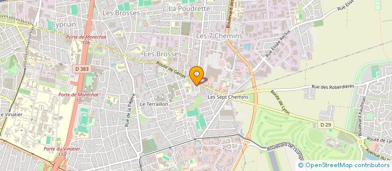 localisation de l'entreprise SIANA ENERGIES à BRON