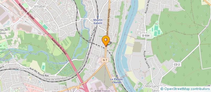 localisation de l'entreprise SIANA HOME à CORBEIL-ESSONNES