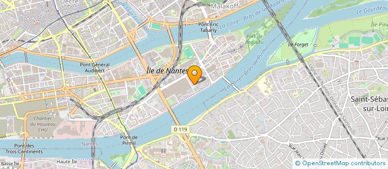 localisation de l'entreprise SIAO 44 à NANTES