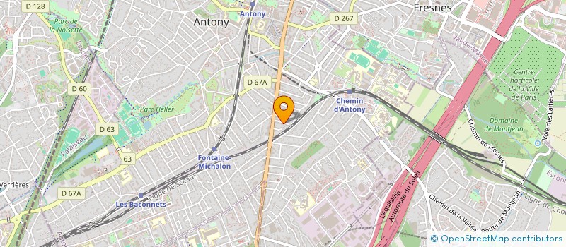 localisation de l'entreprise SIAORA SPM à ANTONY
