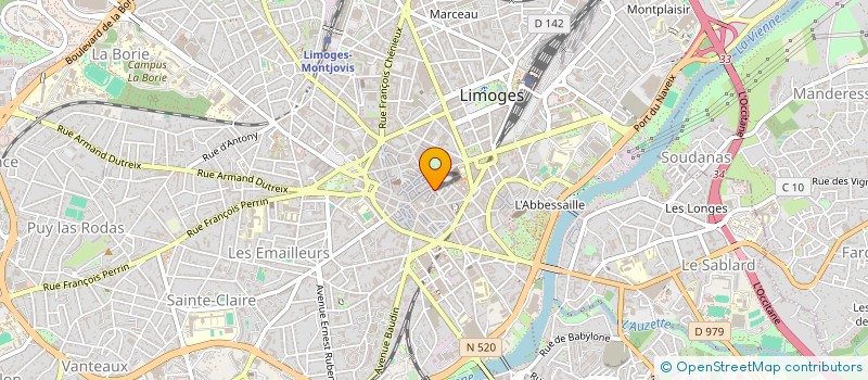 localisation de l'entreprise SIASKA à LIMOGES