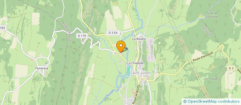 localisation de l'entreprise SIB  VAL SURAN