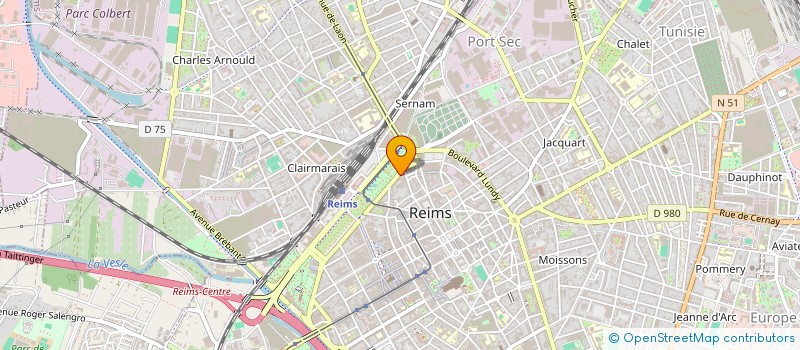 localisation de l'entreprise SIB 51  REIMS