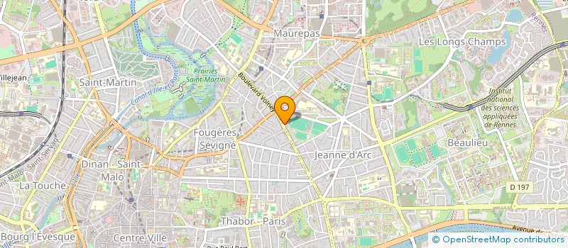 localisation de l'entreprise SIB  RENNES