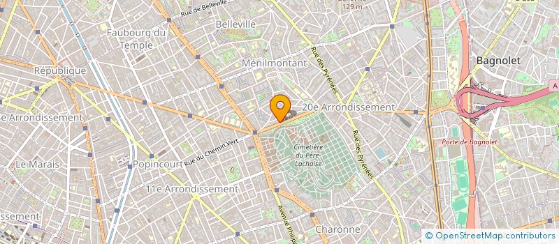 localisation de l'entreprise SIB ELEC à PARIS